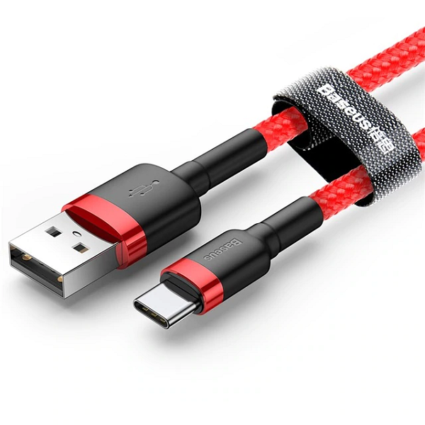 Baseus USB Type C Kabel Röd